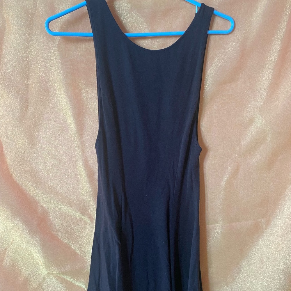 Urban Outfitters Low Back Black Mini Dress